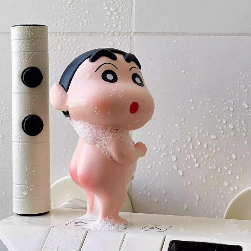 Home Goods Bathroom Decor - Banyo Kalemi Shin Chan Sevimli Dekorasyon