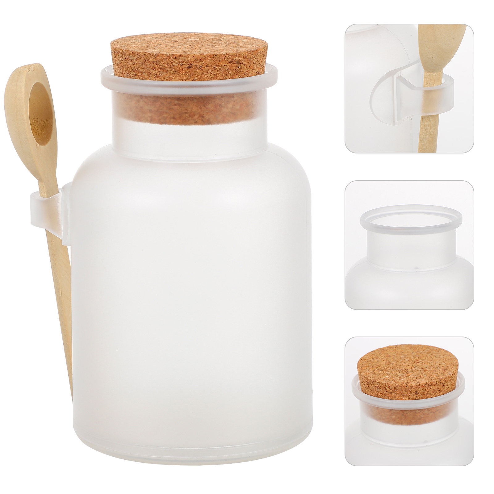 Bath Salts Jar - 1 adet maske tozu tutucu banyo