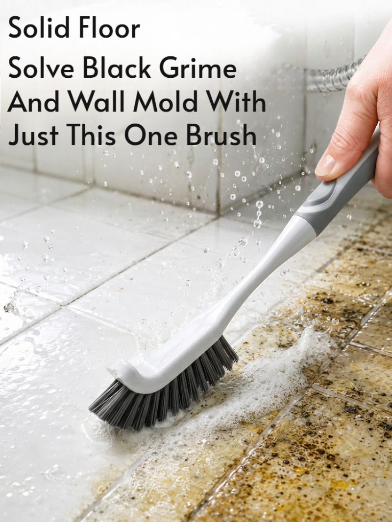 Home Bathroom Cleaner - Sert Kıllı Ovma Fırçası Seti, Kaymaz