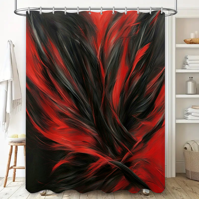 Kırmızı ve Siyah Soyut Baskı B - Home Decor Bathroom Ideas incelemesi ve fiyatı