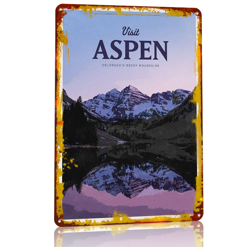 Aspen 3D Dokulu Baskılı Poster - Bathroom Home Visit incelemesi ve fiyatı