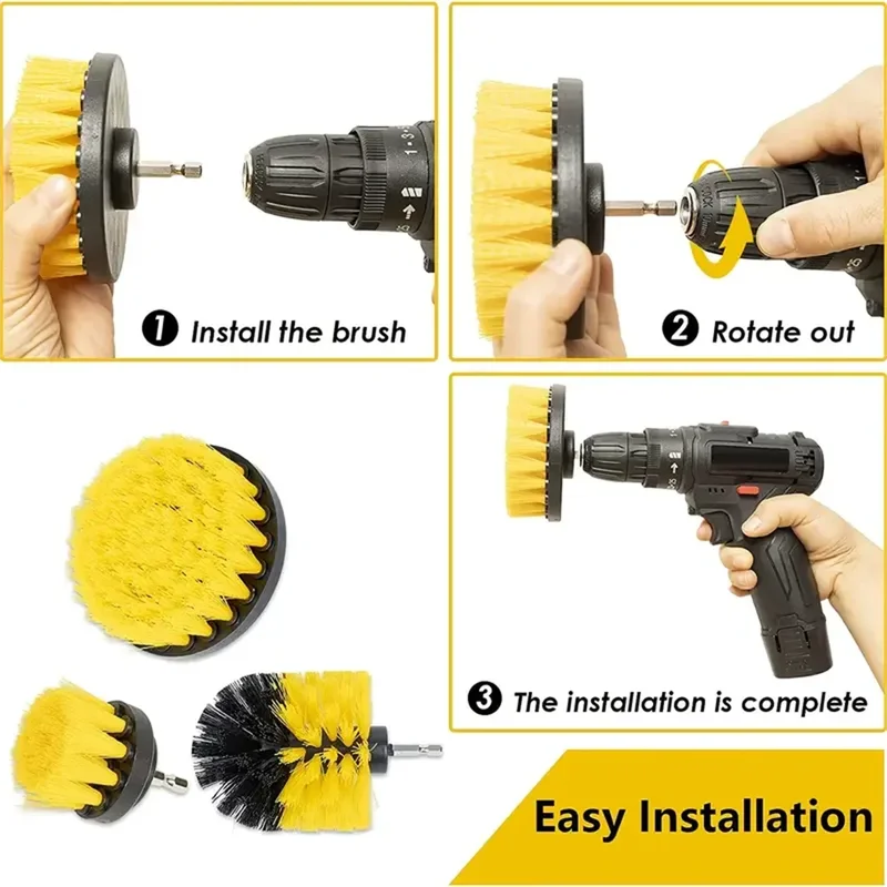 3'lü/Set Matkap Fırça Seti, Gü - Home Bathroom Cleaner incelemesi ve fiyatı