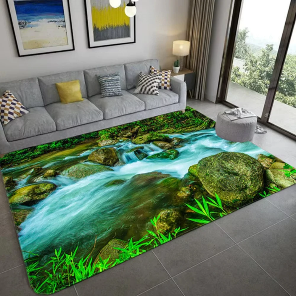 Doğa Ilham 3D Manzara Halı Yum - Home Decor Bathroom Ideas incelemesi ve fiyatı