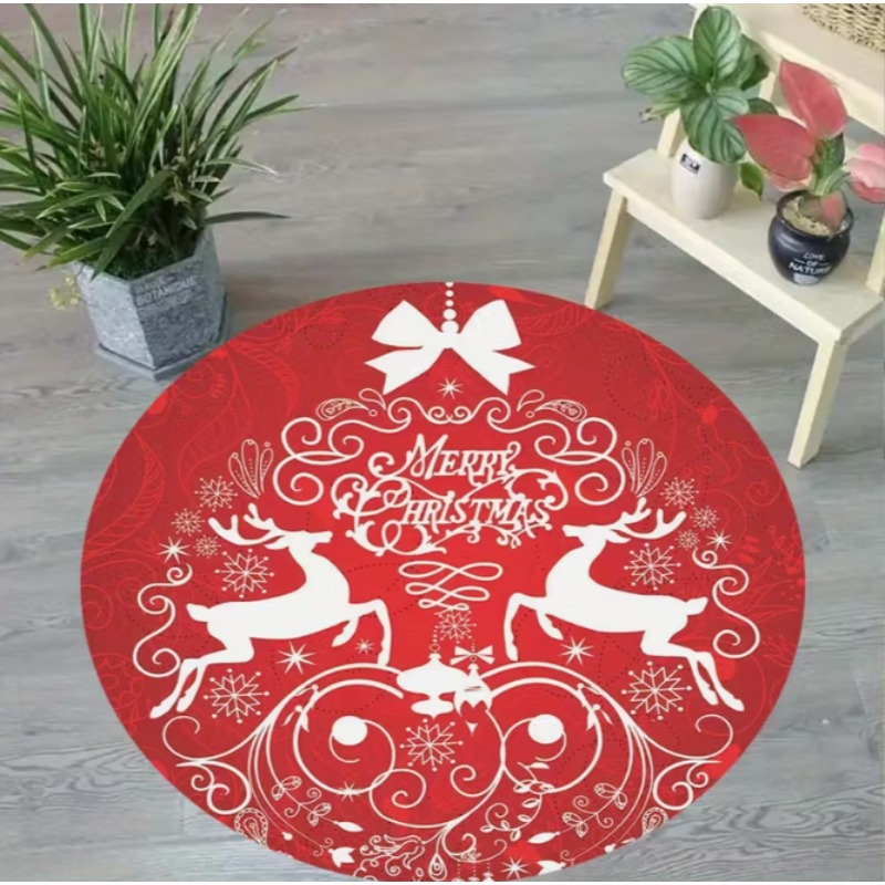 Noel Temalı halı Noel Baba ve  - Home Goods Bathroom Decor incelemesi ve fiyatı