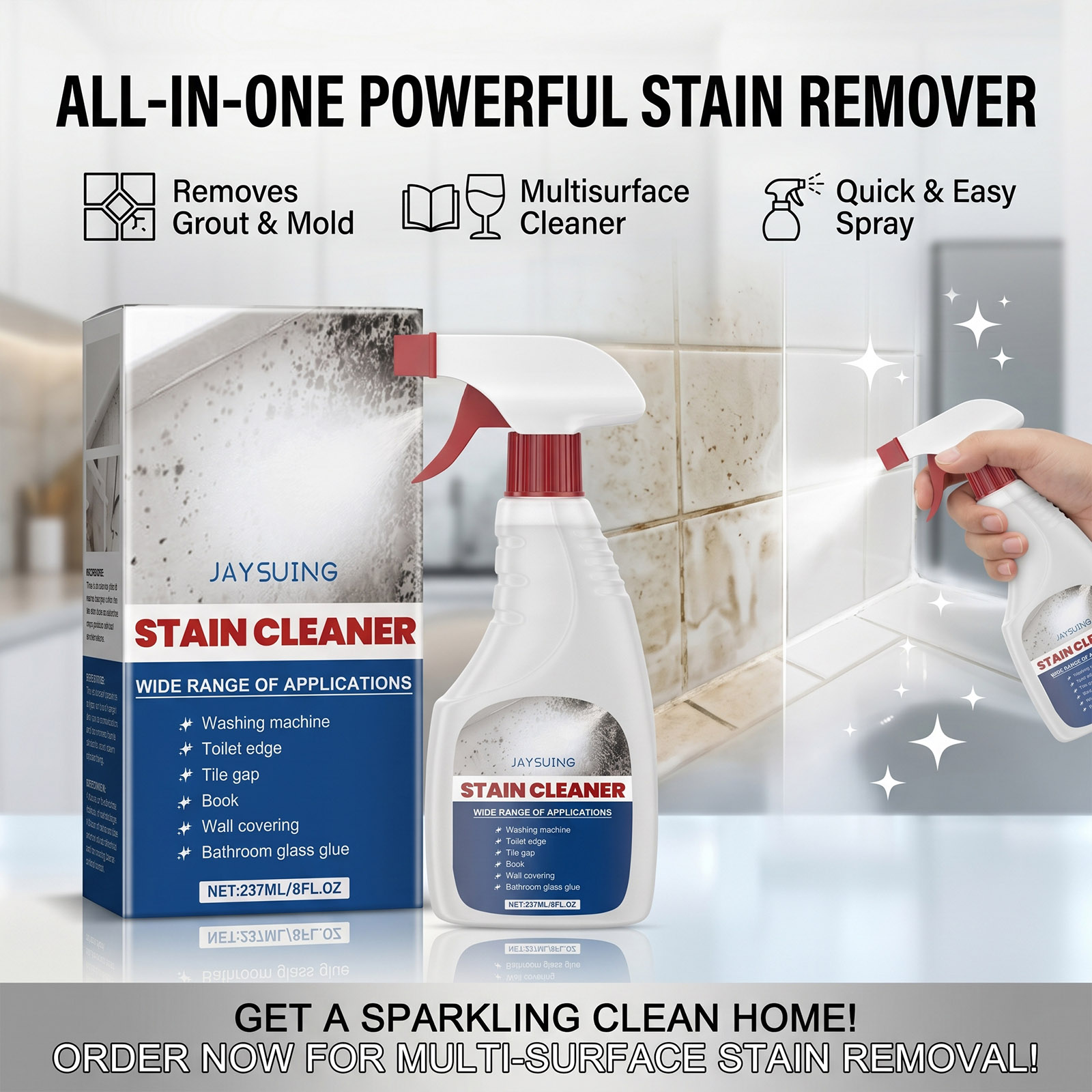 Küf Giderici Duvar Spreyi Temi - Home Bathroom Cleaner incelemesi ve fiyatı