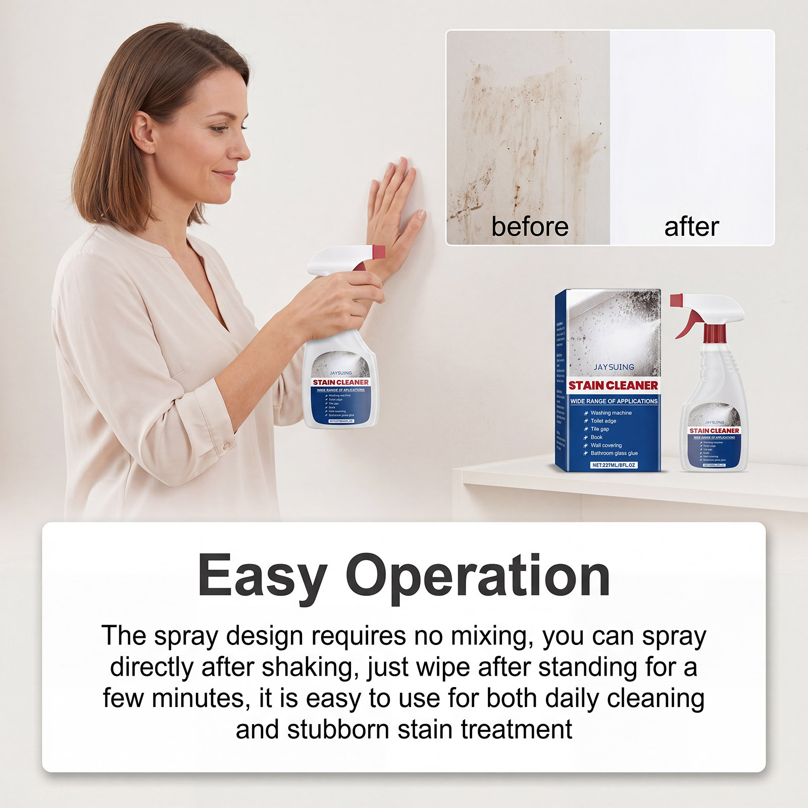 Küf Giderici Duvar Spreyi Temi - Home Bathroom Cleaner incelemesi ve fiyatı
