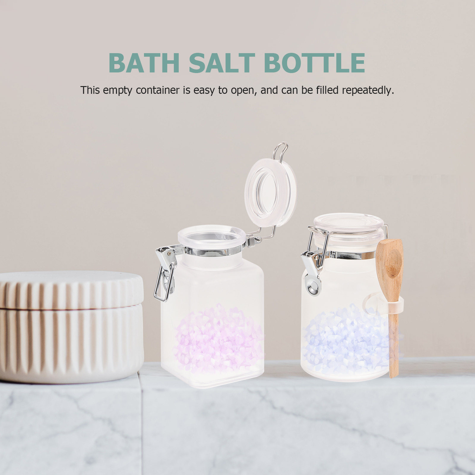 2 Set Banyo Tuzu Mühürlü Sakla - Bath Salts Jar incelemesi ve fiyatı
