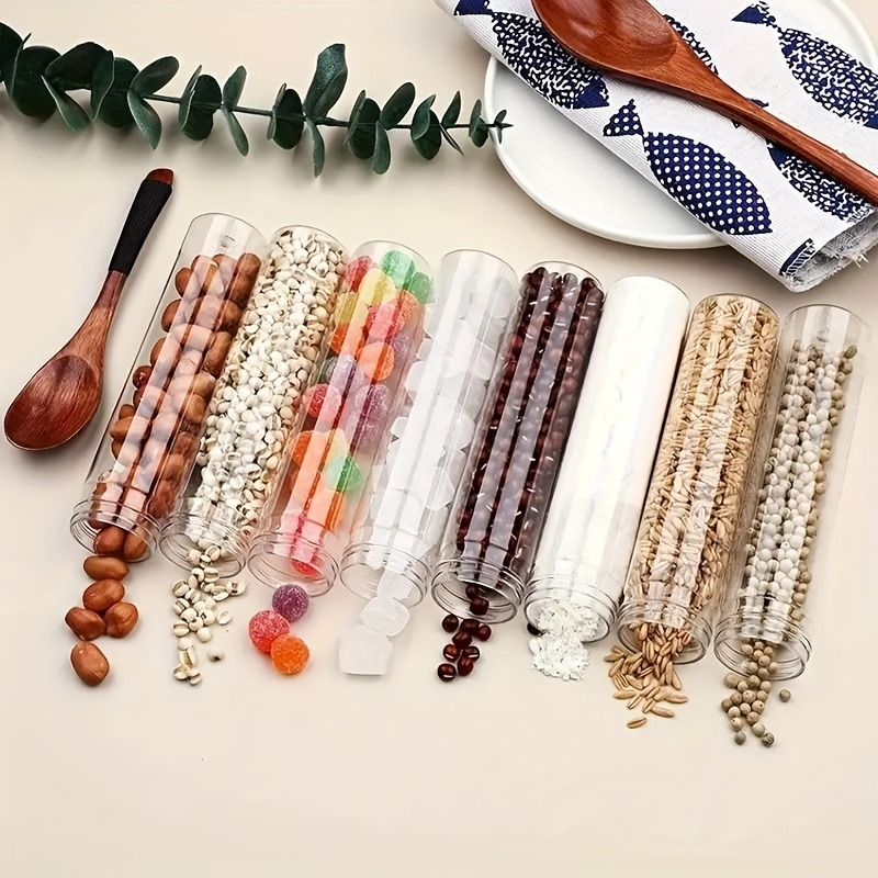 25 adet Plastik Şeffaf Tüpler  - Bath Salts Jar incelemesi ve fiyatı